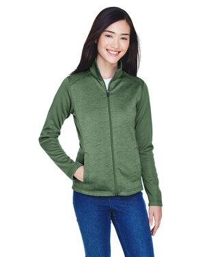 Devon & Jones DG796W - Ladies Newbury Colorblock Mélange Fleece Full-Zip