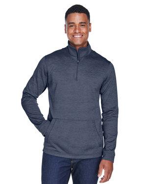 Devon & Jones DG798 - Mens Newbury Mélange Fleece Quarter-Zip