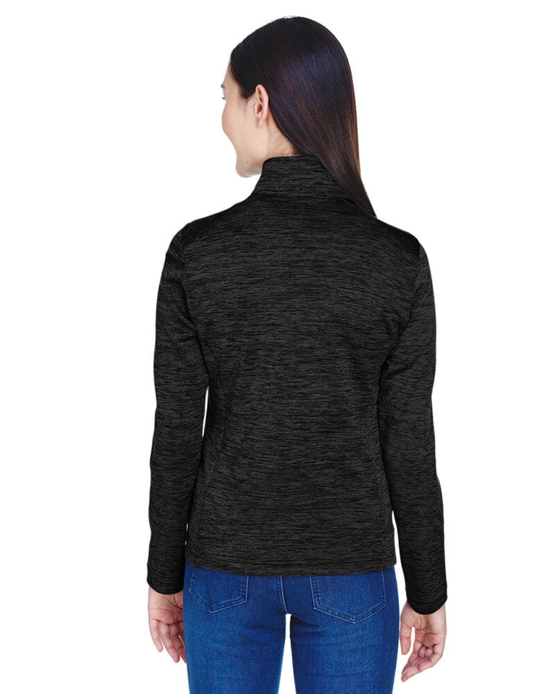 Devon & Jones DG798W - Ladies Newbury Mélange Fleece Quarter-Zip