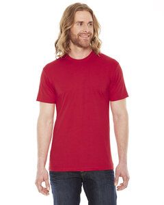 American Apparel BB401W - Unisex Poly-Cotton Short-Sleeve Crewneck Rojo