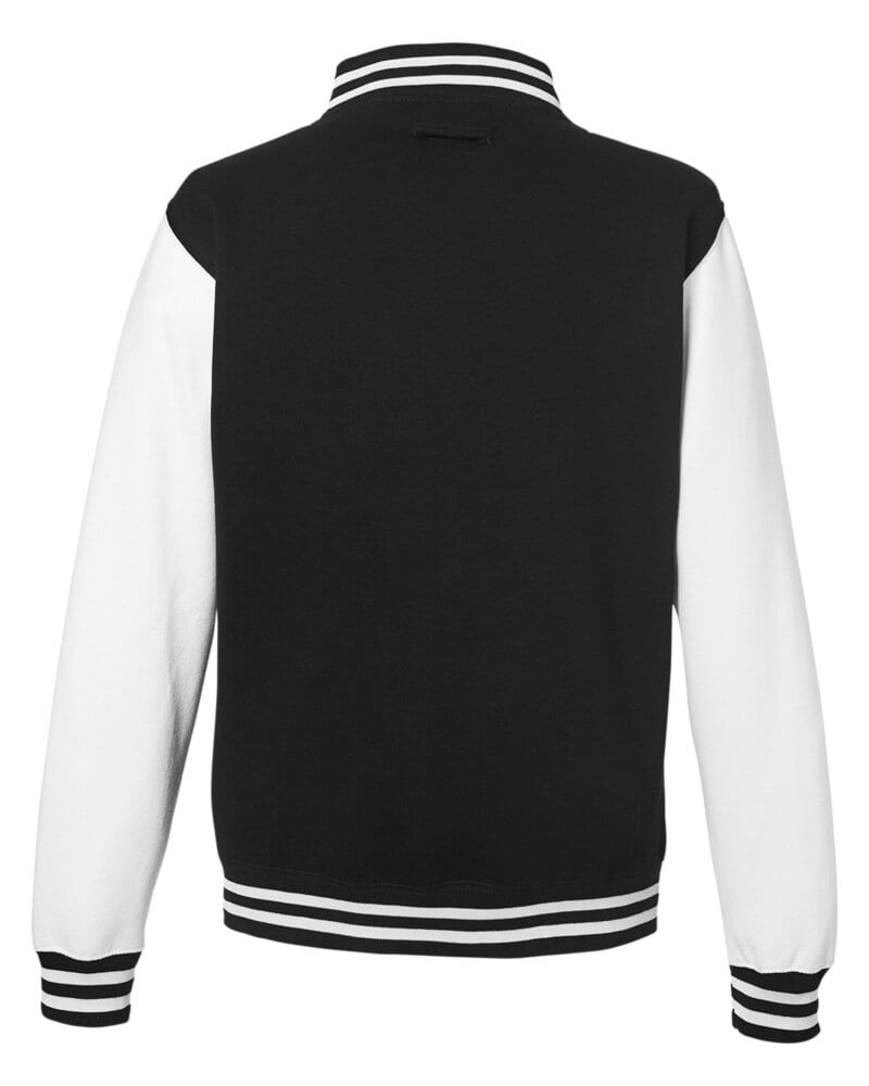 All We Do JHA043 - JUST HOODS ADULT LETTERMAN JACKET
