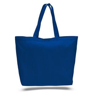 Q-Tees Q1200 - Canvas Big Tote Bag Real Azul