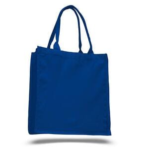 Q-Tees Q125500 - Fancy Shopper Bag Real Azul