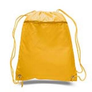 Q-Tees Q135200 - Cinch Up Polyester Backpack Oro