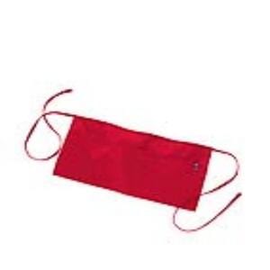Q-Tees Q2115 - Waist Apron with 3 Compartment Pouch Rojo