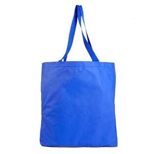 Q-Tees Q91284 - Polyester Tote Bag Real Azul