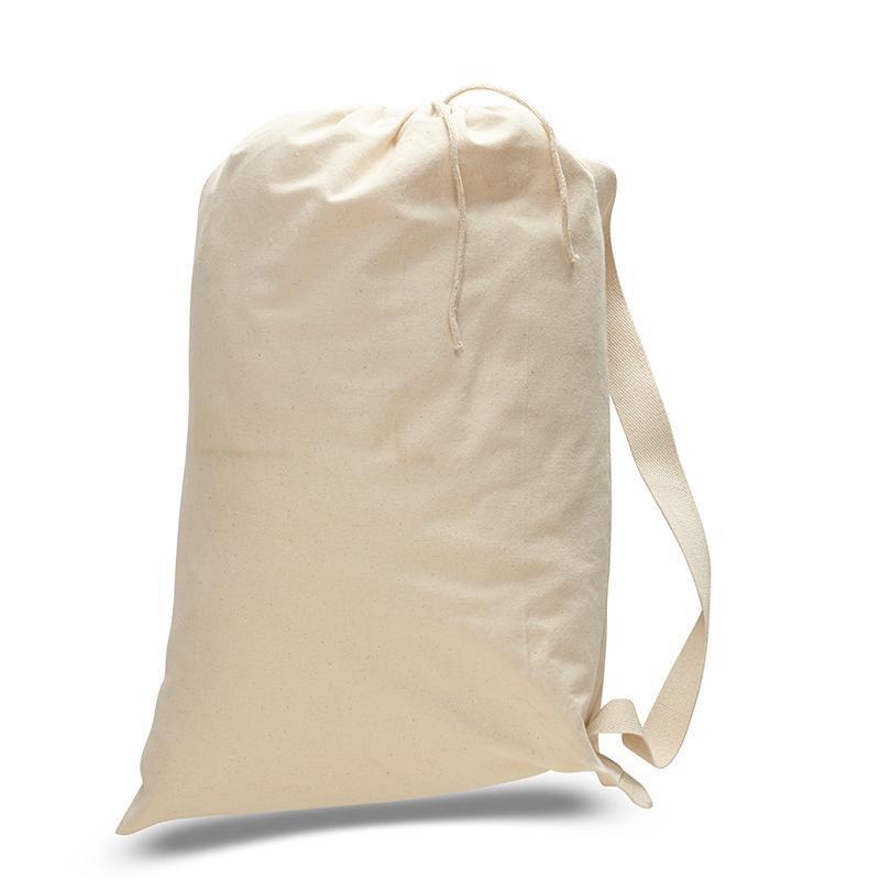 Q-Tees QLB - Canvas Drawstring Bag