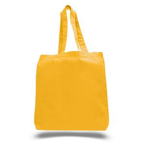 Q-Tees QTBG - Economical Tote Bag with Bottom Gusset Oro