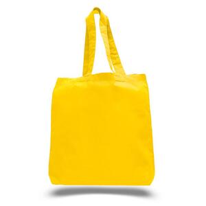 Q-Tees QTBG - Economical Tote Bag with Bottom Gusset Amarillo