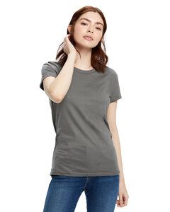 US Blanks US0100 - Ladies' Short Sleeve Crew Neck Asfalto