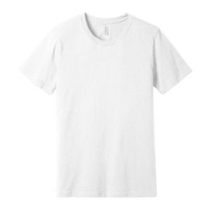 Bella+Canvas 3001CVC -  Unisex Heather T-Shirt Solid White Blend