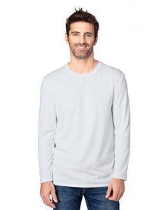 Threadfast 100LS - Unisex Ultimate Long-Sleeve T-Shirt Plata