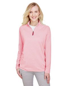 Devon & Jones DG480W - Ladies CrownLux Performance Clubhouse Micro-Stripe Quarter-Zip