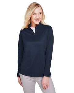 Harriton M748W - Ladies Advantage Snag Protection Plus IL Quarter-Zip Dark Navy