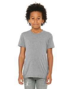Bella+Canvas 3413Y - Youth Triblend Short-Sleeve T-Shirt Grey Triblend