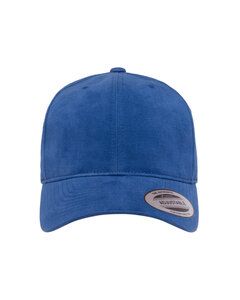 Yupoong 6363V - Adult Brushed Cotton Twill Mid-Profile Cap Real Azul