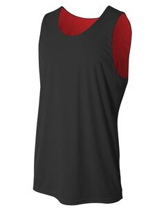 A4 A4N2375 - Adult Reversible Jump Jersey Negro / Rojo