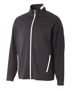 A4 A4N4261 - Adult League Full Zip Warm Up Jacket Negro / Blanco