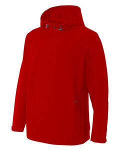 A4 A4N4263 - Adult Force 1/4 Zip Water Resistant Jacket Scarlet