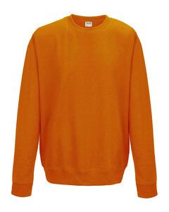 AWDis JHA030 - JUST HOODS by Adult College Crew Neck Fleece Orange Crush