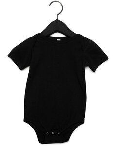 BELLA+CANVAS B100B - Baby Jersey Short Sleeve One Piece Negro