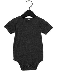 BELLA+CANVAS B100B - Baby Jersey Short Sleeve One Piece Dark Grey Heather