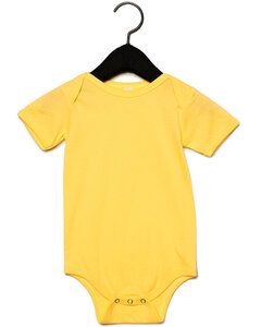 BELLA+CANVAS B100B - Baby Jersey Short Sleeve One Piece Amarillo