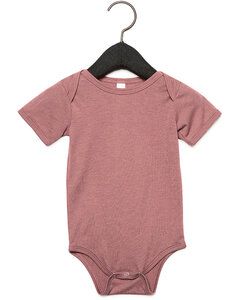 BELLA+CANVAS B134B - Baby Triblend Short Sleeve One Piece Mauve Triblend