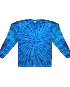 Colortone T923R - Youth Long Sleeve Spider Tee Real Azul