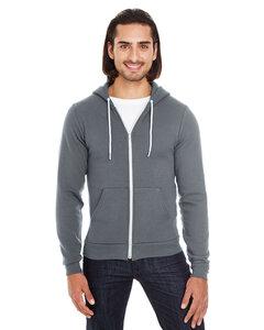 American Apparel AAF497W - Buzo con capucha y cierre polar Unisex  Asfalto