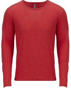 Next Level NL6071 - Men's Tri-Blend Long Sleeve Tee Vintage Red
