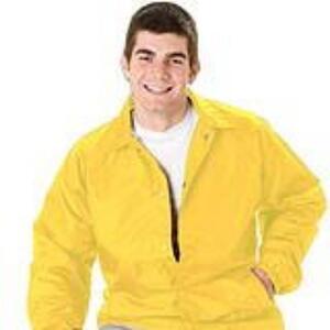 Q-Tees P201 - Lined Coach's Jacket - Adult Amarillo