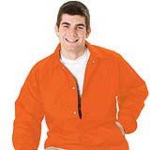 Q-Tees P201 - Lined Coach's Jacket - Adult Naranja