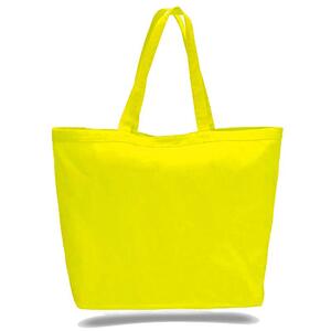 Q-Tees Q1200 - Canvas Big Tote Bag Yellow