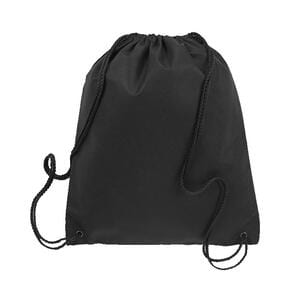 Q-Tees Q1235 - Non Woven Drawstring Backpack Negro