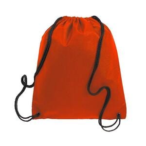 Q-Tees Q1235 - Non Woven Drawstring Backpack Naranja
