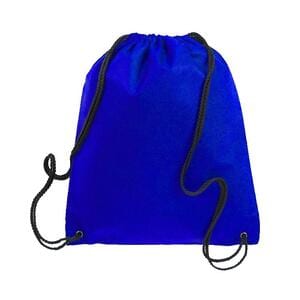 Q-Tees Q1235 - Non Woven Drawstring Backpack Real Azul