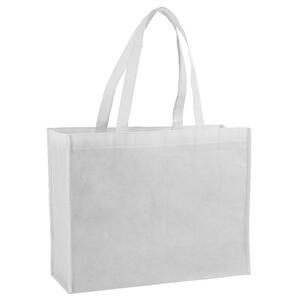Q-Tees Q1250 - Shopping Bag Blanco