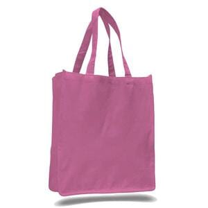 Q-Tees Q125400 - Canvas Jumbo Shopper with Gusset Light Pink