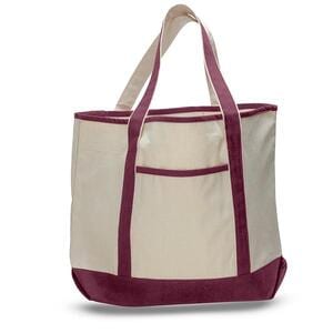 Q-Tees Q1500 - Large Canvas Deluxe Tote