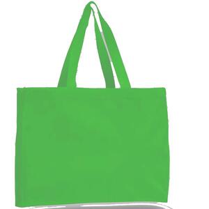 Q-Tees Q750 - Canvas Gusset Tote Bag Cal