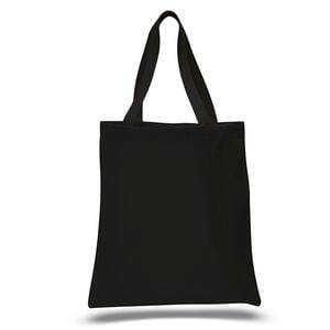 Q-Tees Q800 - Canvas Promotional Negro