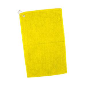 Q-Tees T200 - Hand Towel Hemmed Edges Yellow