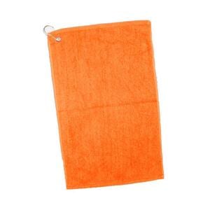 Q-Tees T200 - Hand Towel Hemmed Edges Naranja