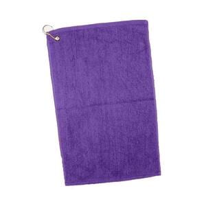 Q-Tees T200 - Hand Towel Hemmed Edges Purple
