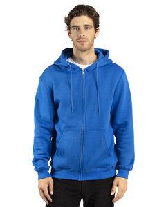 Threadfast 320Z - Unisex Ultimate Fleece Full-Zip Hooded Sweatshirt Real Azul