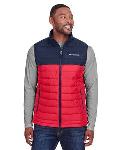 Columbia 1748031 - Men's Powder Lite Vest Mtn Red/Col Nvy