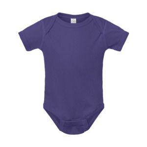 Rabbit Skins 4400 - Infant Baby Rib Bodysuit Púrpura