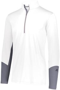 Russell 401PSM - Hybrid Pullover White/Steel