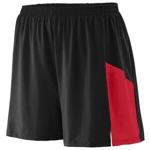 Augusta Sportswear 335 - Sprint Short Negro / Rojo